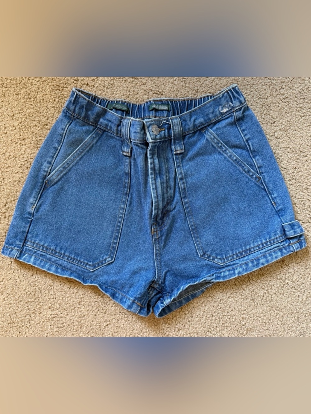 Wild Fable Jean Shorts High Rise Dark Wash in Size 4